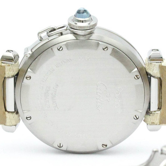 Polished CARTIER Pasha C GMT 2004 Christmas Limited Watch W3107199 BF575219 - Picture 6 of 8